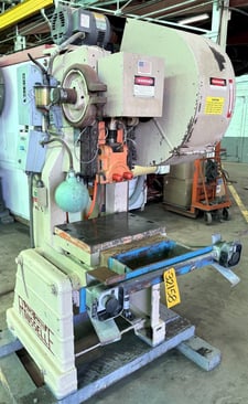 25 Ton, Rousselle #3, O.B.I. Press, 2" Str, 10-3/4 Shut Height, 14" x 20" Bed, 135 SPM