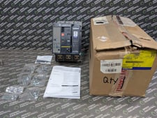 400 Amps, Square D, PowerPact PL 400, PLF34040U33AABSKMO, 480V., 3 Pole, Micrologic 5.0 LSI, New in Box