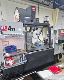 Haas #VF-4SS, vertical machining center, 50" X, 20" Y, 25" Z, 30 HP, 40 automatic tool changer, 52" x18"