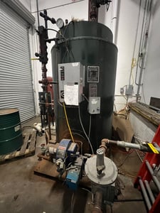 50 HP, Columbia #CT-Series, Vertical Tubeless Steam Boiler, Natural Gas, 1,725 PPH, 150 PSI MAWP, 2012