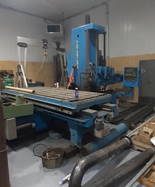 Giddings & Lewis #350-T, Horizontal Boring Mill, 72" x48" x60" trvls, 5" spindle, 25 HP, 4' x10' table, 1750