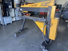 Duro Dyne #RH-MACH-II, Rolling Head Pin Spotter, 4" pins, 18-26 gauge, 85 psi, 60" throat