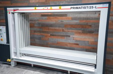 Italpresse #Primatist-25-L, semi-auto. case clamp, 105" x 27.5" x 55" max capacity, 3300 lb./beam pressure