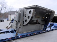 220000 lb. Koike Aronson #G3500, welding positioner, 120" x 120" table, 25 HP tilt, 460 V., 3-phase
