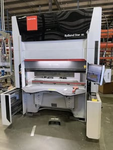 88 Ton, Bystronic #ByBend-80/1530, CNC press brake, robotic, 5.2' overall, 61.8" between housing, 7.9"