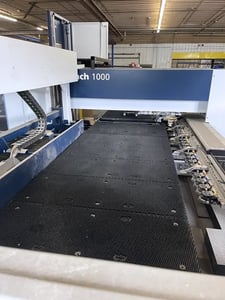 18 Ton, Trumpf #TruPunch-1000-S19, CNC turret punch, 20 stations, 5' x 10', .250" thick, 600 hits/min