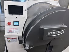 100 lb. Esporta #IS-4200, washer extractor, 4 pocket, 64" diameter x 34" depth cyl., 290 RPM extract