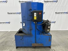 Intercont #SJW-3, front load rotary spray parts washer, 36" turntable diameter, 40" working height, 5 HP, 60