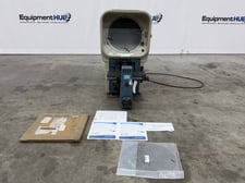 14" Deltronic #Image-Master-DH14-MPC, optical comparator, 5" x 15" table, fiber optic surface illumination