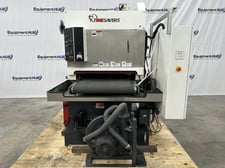 Timesavers #Lynx-37MWT-D-60, 37" x 60" wet wide belt finishing/deburring machine, 20 HP, 15-45 FPM, 2024