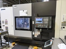 Okuma #LT3000-EX-3T3MY, multi-spindle CNC lathe, 21.6" swing, 3.58" bore, A2-8, 50-4200 RPM, 30 HP, OSP