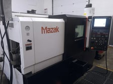 Mazak #QT350MY, CNC turning center, 29.5" swing, 4" bore, 25 HP, live tooling, Y-axis, Mazatrol Matrix Nexus