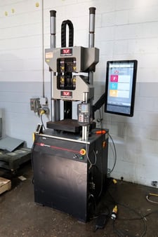 Instron #300DX, 300kN hydraulic gripping & Bluehill universal software, 20" testing opening, 15" btwn