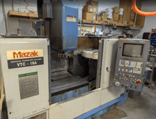 Mazak #VTC-160A, CNC vertical machining center, 22" X, 16" Y, 20" Z, 10000 RPM, 24 automatic tool changer