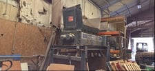 Shred-Tech #ST-100, dual shaft shredder, 150 HP, 60" wide opening, 32 knives