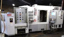 Haas #EC-400PP, 4-axis horizontal machining center, 6 pallet pool, 22" X/25" Y/22" Z, 12000 RPM, 70 automatic