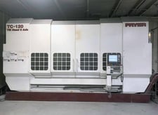 Fryer #TC-120, 5-Axis vertical machining center, 120" X, 32" Y, 28" Z, 18,000 RPM, 24 automatic tool changer