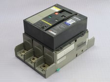 1200 Amps, Schneider PJF36000S12AGSKMC, MCCB, 3-Pole, 600 Volts AC, 18 KA IC