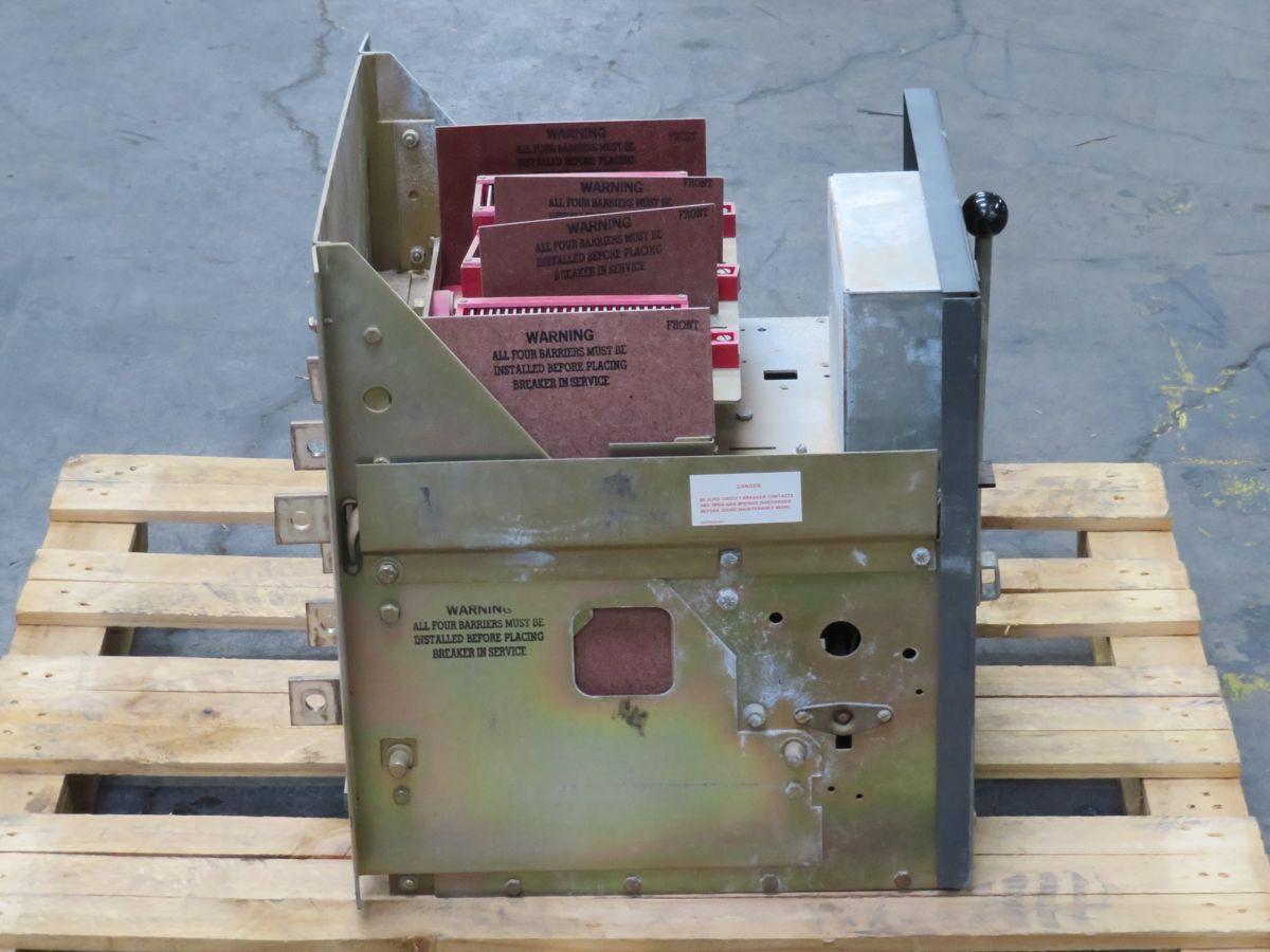 800 Amps, Westinghouse DS-206, Air Circuit Breaker, 3-Pole, 600 Volts AC, 35 KA IC (3 available)
