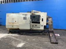 Okuma #LU25-M, CNC Lathe, 12" 3-Jaw Chuck, 3.5" Bore, OSP-7000L Control, 49.8 KVA, 200 V., AS IS