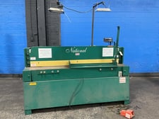 1/4" x 6' National #NH7225, Power Squaring Shear, Foot Switch