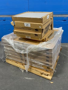 Flexco #SE-023, Rubber Floor Tiles, 18" x 18" x 1/8", LOT of 34 Boxes, Unused