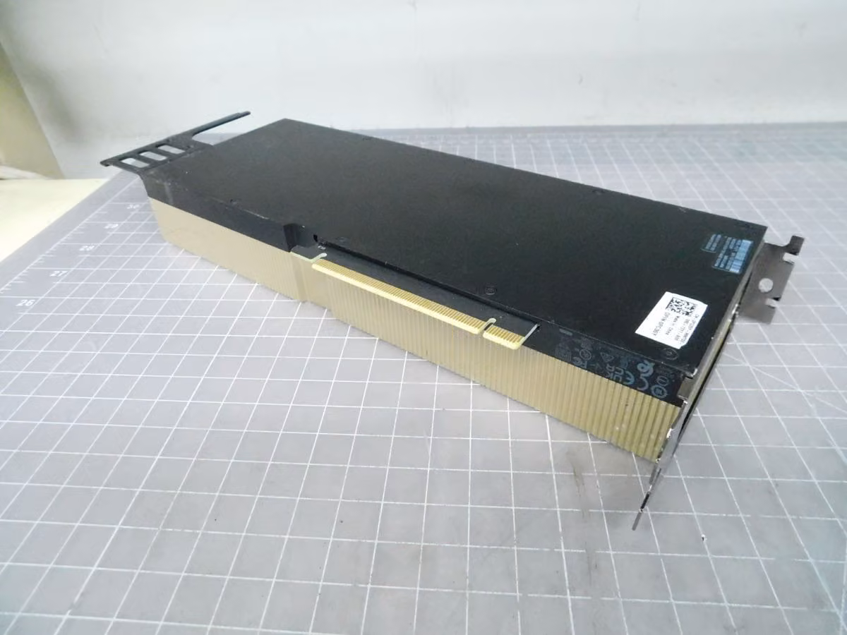 NVIDIA #PG171-A16, Industrial GPU Accelerator, 4 GPUs, 64 GB GDDR6, PCIe Gen4 x16, 250W TDP, Passive Cooling