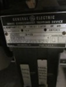 1600 Amps, General Electric, AK-2A-50-1, manually operated, drawout, #AB3235