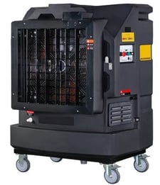 10600 cfm, Super Cooling Fans #M-802-Cool, Portable Evaporative Water Cooling Fan, 2500 sq.ft., (3) 24"