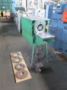 Welty Way, Precision Colatch Machine, 26 gauge, 4-8" dies, round to square
