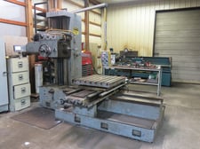3" Pama #AL-75, Horizontal boring mill, 15-1200 RPM, 35" x39" table, Acurite digital read out, inch/metric