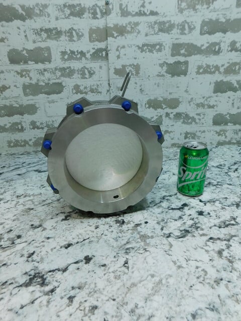 BS & BG #W-0-0287-004, Rupture Disk Safety Head Holder, ANSI 6 150/300, 316 Stainless Steel, new
