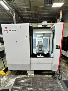 Methods #MH-320A, CNC horizontal machining center, Fanuc 0iMF, 18.1" X, 18.1" Y, 13.7" Z, 12000 RPM, 40