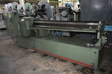 6' x 16 gauge Rolshear #PR4-72, initial pinch plate bending roll, manual drop end, Trabon central lube