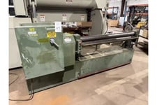 6' x 16 gauge Rolshear #PR4-72, initial pinch plate bending roll, manual drop end, Trabon central lube