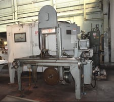 18" x 18" Marvel #8, tilting head vertical band saw, 14' 8" x .75" x .032" blade, 1 HP, 58-200 FPM
