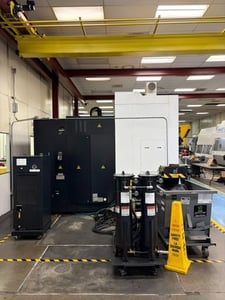 Mazak #VTC-800-SR, CNC vertical machining center, 48 automatic tool changer, 118.1" X, 31.5" Y, 28.3" Z