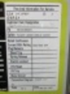 800 Amps, Square D, DS-206E, manually operated, drawout, #AB6188