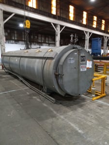 Horizontal Round Cylinder Furnace, 420&deg;, 4' round x 24' long