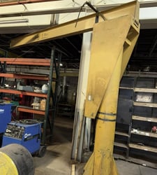 1 Ton, Gorbel, jib crane, 12' reach