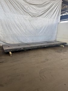 63" x 240" x 6" T-slotted floor plate