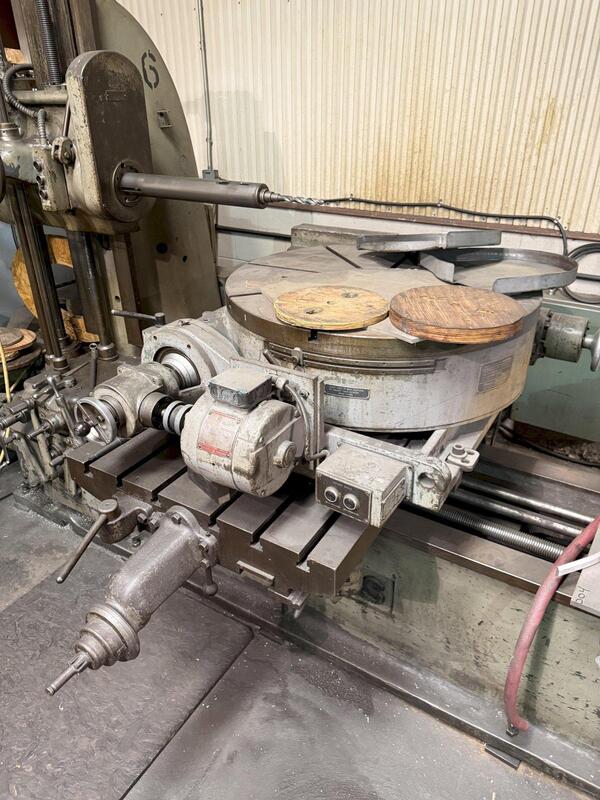 36" Pratt & Whitney, powered rotary/tilt table