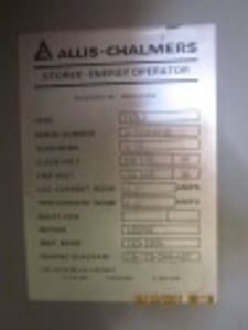 1200 Amps, Allis-Chalmers, FC-500A1, electrically operated, drawout, #AB2488