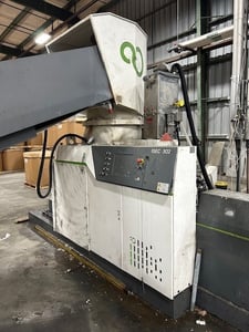 Pure Loop #EVO-302-E, plastic reclaim extrusion line w/ shredder, 3-1/8" extruder, 268 HP, Erema filter, 2018
