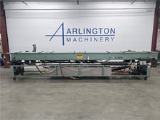 12" width x 12" D x 1' L Conair #MCB-21-4, water cooling tank, Conair MCB Control, 7.5 HP WEG vacuum pump, 4"