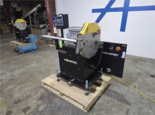 Novatec #C-2, fly knife cutter, 2" profile diameter, 42" centerline, 5 HP, 1000 RPM max blade speed, 12"