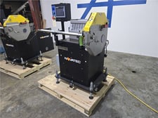 Novatec #C-2, fly knife cutter, 2" profile diameter, 42" centerline, 5 HP, 1000 RPM max blade speed, 12"