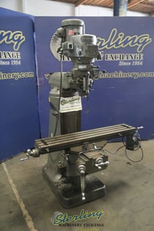 Bridgeport #Series-I, vertical mill, 9" x48" tbl., 22" X, 60-4200 RPM, 1.875" spindle diameter, power feed