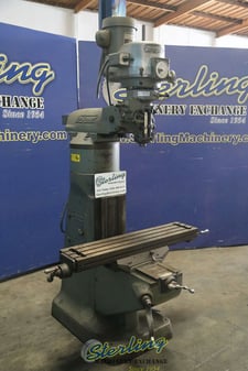 Bridgeport #Series-I, vertical mill, 9" x48" tbl., 22" X, 60-4200 RPM, 1.875" spindle diameter, power feed