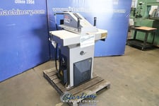 22 Ton, APMC #APM-SA22, hydraulic clicker press, 3.54 stroke, 5" daylight, 18" x 36" bed